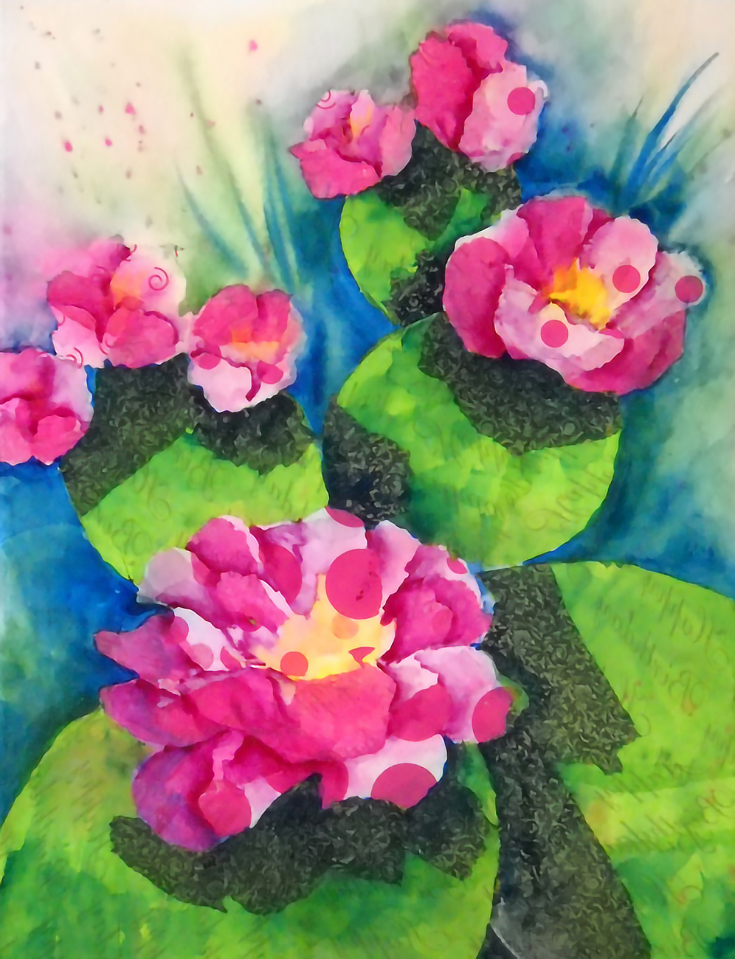 Jazz Up Your Watercolors with Decorative Tissue Paper 